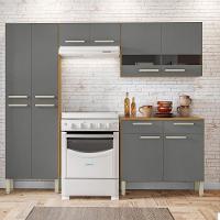 Cozinha Completa Compacta 10 Portas E 2 Gavetas Freijó - 1