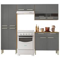 Cozinha Completa Compacta 10 Portas E 2 Gavetas Freijó - 5