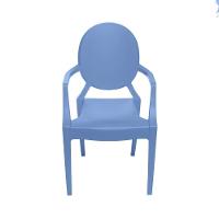 Cadeira Infantil Com Braço Invisible Louis Ghost Azul Polipropileno - 2