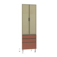 Paneleiro Torre 70Cm Bronze Pérola Branco Com Gaia - 1
