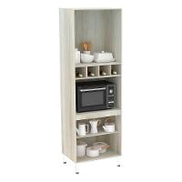 Paneleiro C/ Nicho De Microondas 70Cm E 1 Nicho Luci Legno C - 5