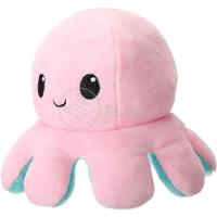 Polvo Reversível Feliz E Bravo 2 Em 1 Macio Rosa E Azul - 1