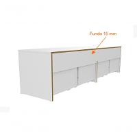 Mesa Com Baús Organizadores Dóris 100% Mdf Baús Brinquedos - 3