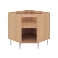 Balcão Ditália Aspen Canto C/ Tampo Carv/branco Cd-106 - 6