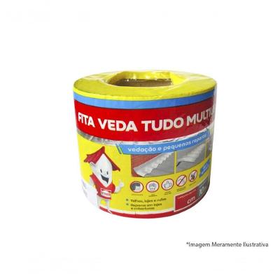 Fita Multi-Uso Veda Tudo Brasilit 30Cmx10M