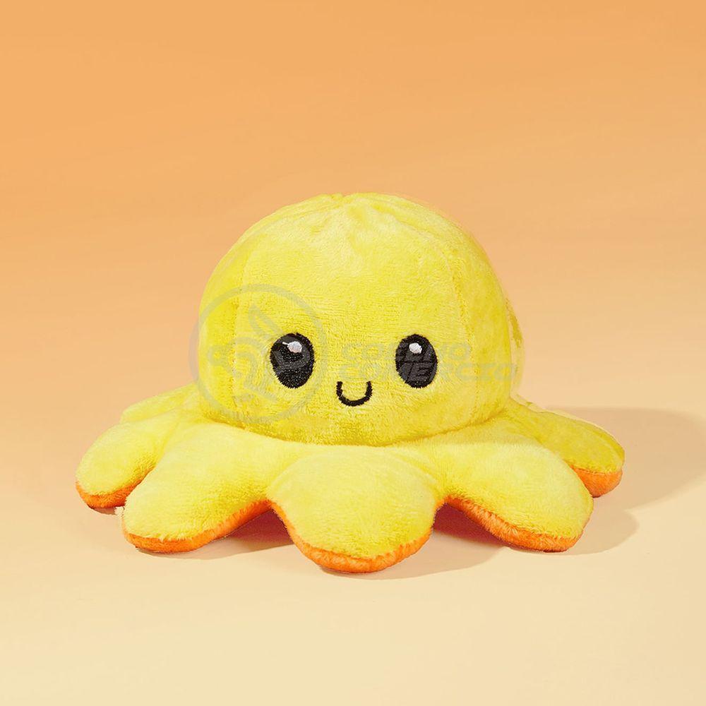 Polvo Reversível Feliz E Bravo 2 Em 1 Laranja E Amarelo - 6