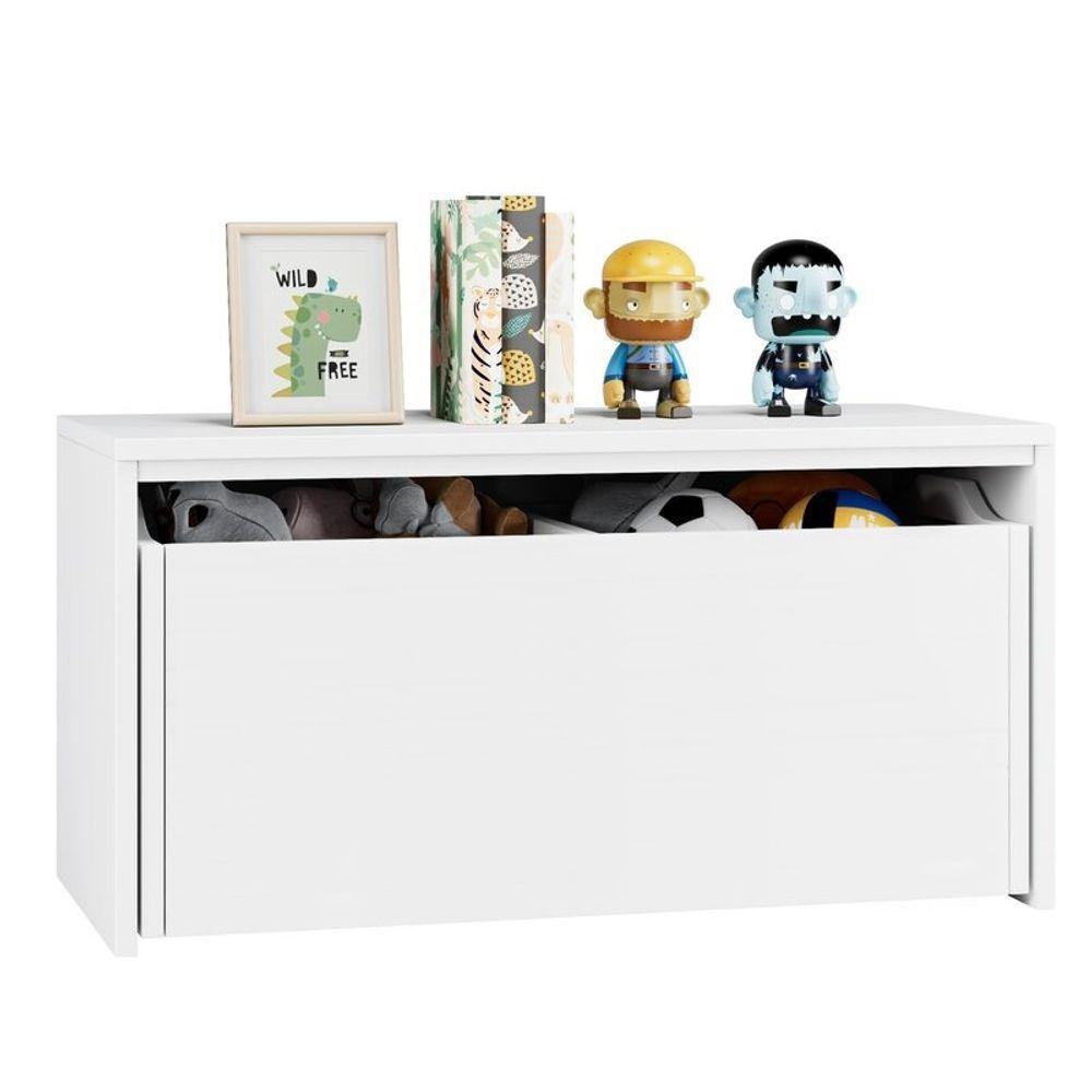 Mesa Organizadora Com Baú Para Brinquedos Gregory 100% Mdf - 3
