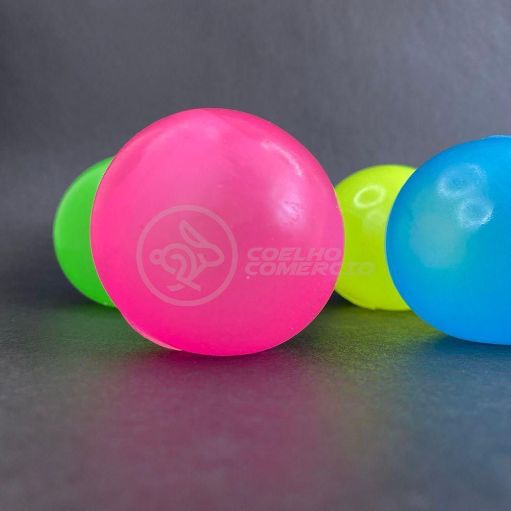 Toy Bolinha Globble Anti Stress Luminosa Fluorecente - 1