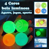 Toy Bolinha Globble Anti Stress Luminosa Fluorecente - 10