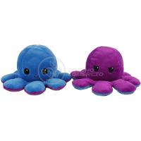 Polvo Reversível De Pelúcia 2 Em 1 Tiktok Azul E Roxo - 19