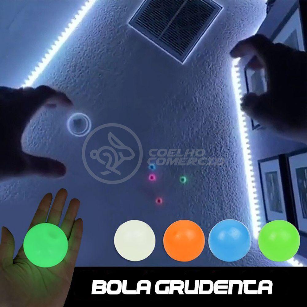 Toy Bolinha Globble Anti Stress Luminosa Fluorecente - 2