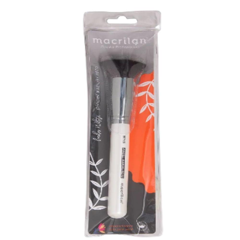 Macrilan Pincel Kabuki Para Pó, Base E Blush Profissional W115 - 2