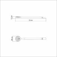 Bomba De Chimarrão Tramontina Ilex Em Aço Inox Liso Com Rosca 23 Cm Tramontina - 5