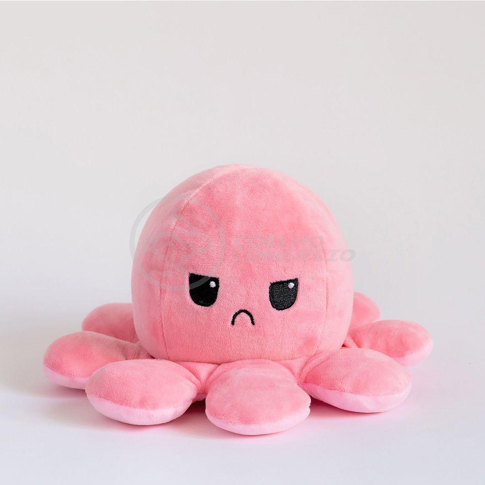 Polvo Reversível De Pelúcia 2 Em 1 Tiktok Pink E Rosa - 3