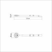 Bomba De Chimarrão Tramontina Ilex Em Aço Inox 23 Cm Sem Rosca Tramontina - 5