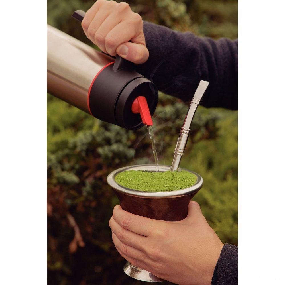 Bomba De Chimarrão Tramontina Ilex Em Aço Inox Com Rosca 23 Cm Tramontina - 2