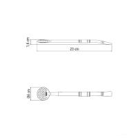 Bomba De Chimarrão Tramontina Ilex Em Aço Inox Com Rosca 23 Cm Tramontina
