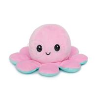 Polvo Reversível De Pelúcia 2 Em 1 Tiktok Rosa E Azul - 2