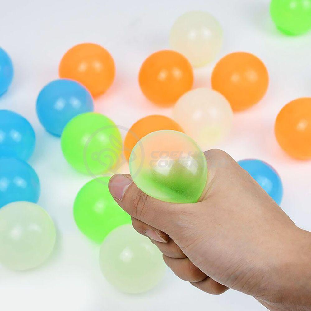 Toy Bolinha Globble Anti Stress Luminosa Fluorecente - 10