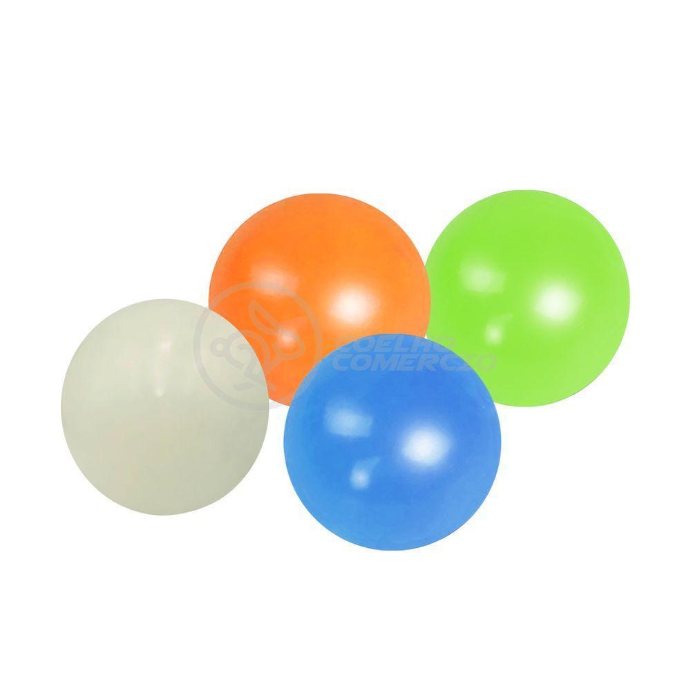 Toy Bolinha Globble Anti Stress Luminosa Fluorecente - 12