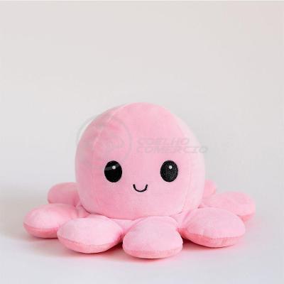 Polvo Reversível Feliz E Bravo 2 Em 1 Macio Pink E Rosa