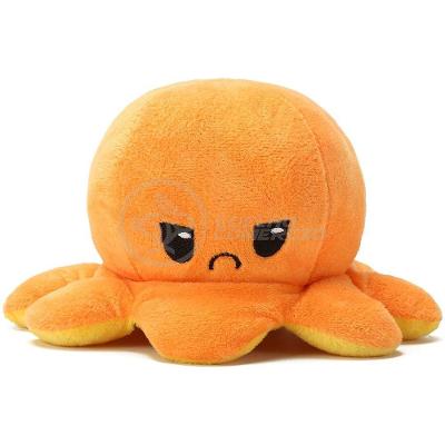 Polvo Reversível Feliz E Bravo 2 Em 1 Laranja E Amarelo