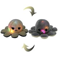 Polvo Brilha No Escuro Pelúcia Reversível Feliz Bravo