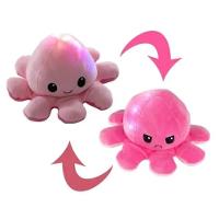 Polvo Brilha No Escuro Pelúcia Reversível Feliz Bravo - 8