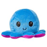 Polvo Reversível Feliz E Bravo 2 Em 1 Macio Azul E Roxo