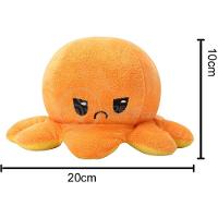 Polvo Reversível Feliz E Bravo 2 Em 1 Laranja E Amarelo - 10