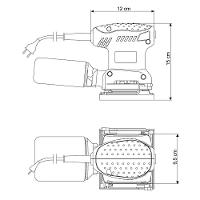 Lixadeira Orbital 210 W 220 V Tramontina Para Uso Profissional Com Sistema Coletor De Pó Tramontina - 2
