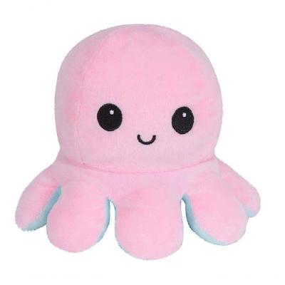 Pelúcia Polvo Reversível Fofinho Macio Feliz Bravo Engraçado