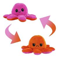 Polvo Reversível Humor Tiktok Pelúcia Dupla Face E Emoções - 1