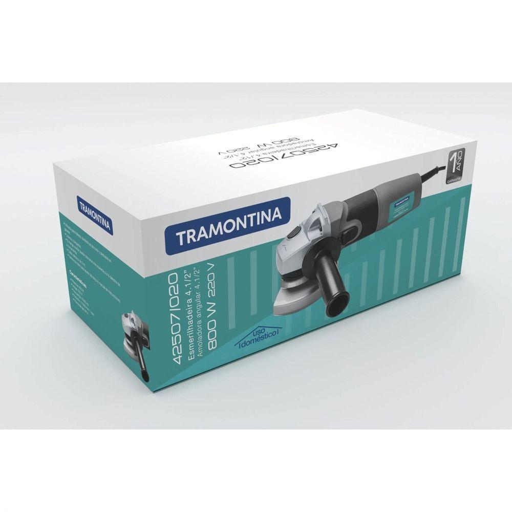 Esmerilhadeira Elétrica 800 W 4.1/2" 220 V Tramontina Para Uso Doméstico Tramontina - 3