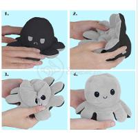 Polvo Reversível Feliz E Bravo 2 Em 1 Macio Preto E Cinza - 9