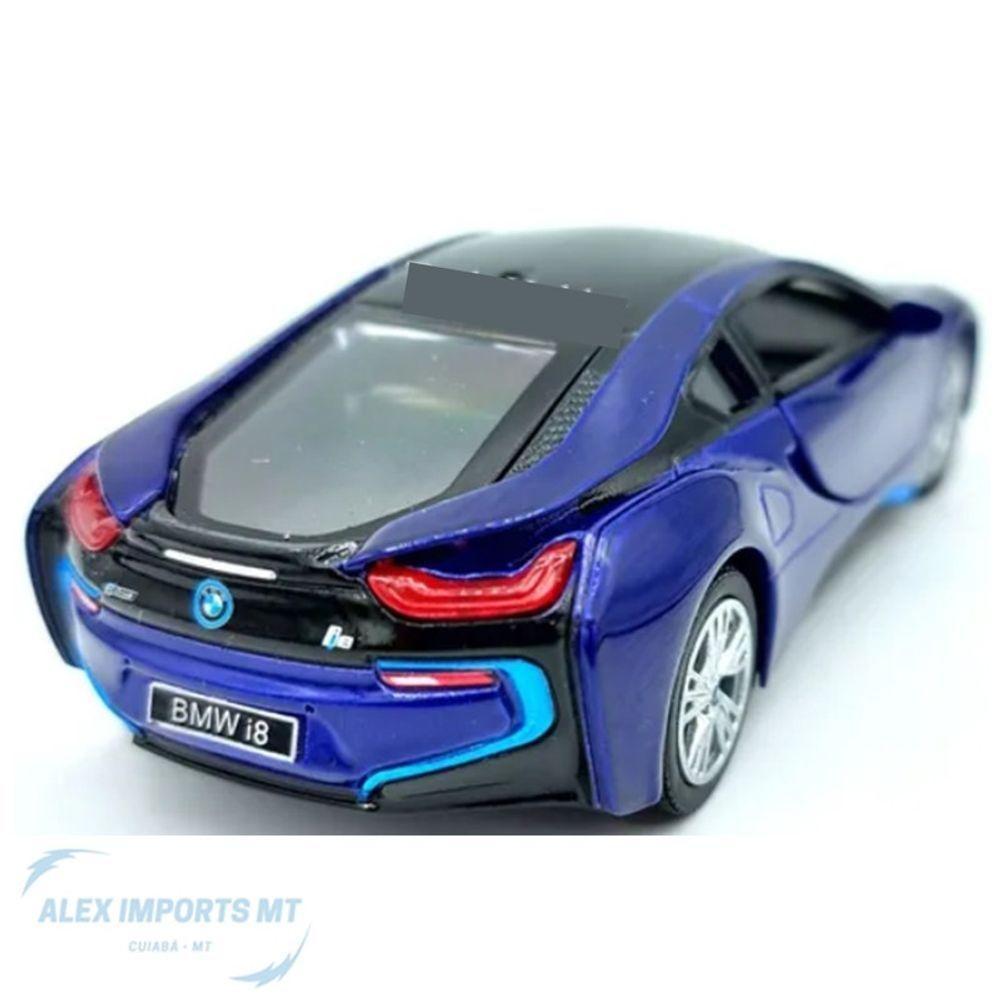 Miniatura Carro I8 Ferro Coleção Abre Portas Carrinho - 2
