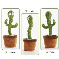 Cactos Pelúcia Dançante + Pop-It Fidget Toy Bolha Empurre - 7