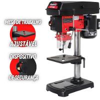 Furadeira De Bancada Kajima Fb1300 Elétrica Bivolt 1/3hp - 2