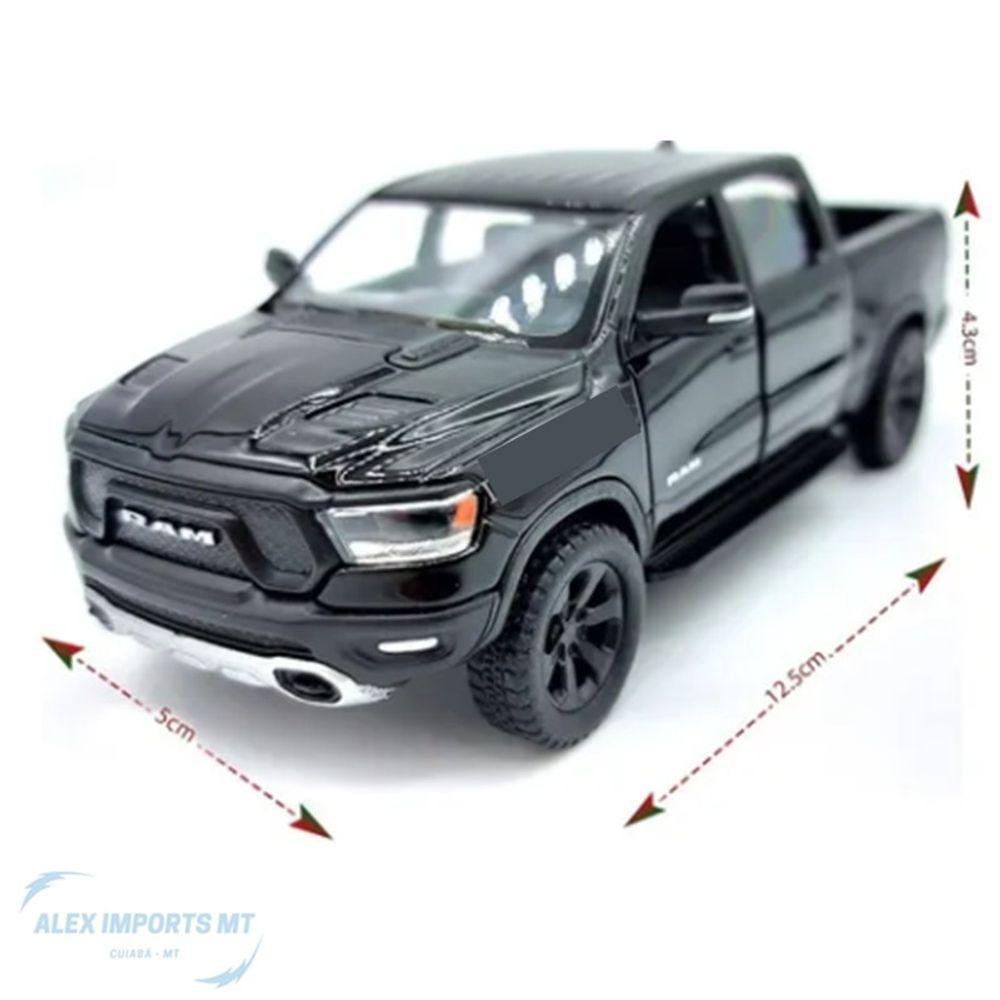 Miniatura Carro Caminhonete Ram Abre Porta Carrinhos - 3