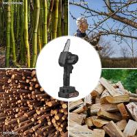 Mini Serra Eletrica 24v Sem Fio Portatil De Mao Motoserra - 18