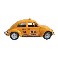 Netcar Metal Fusca Com Fricção Taxi Amarelo 1/32 - Net Toy - 1