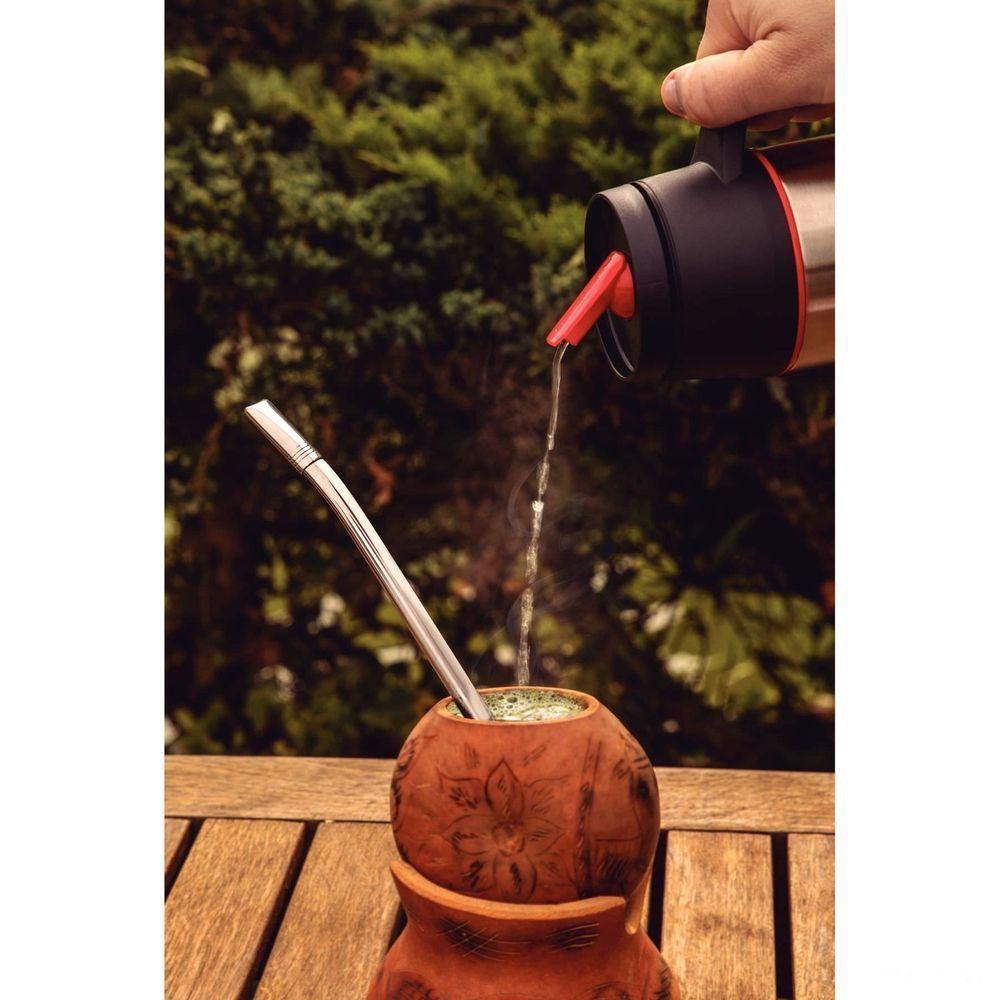 Bomba De Chimarrão Tramontina Ilex Em Aço Inox Sem Rosca 23 Cm Tramontina - 4