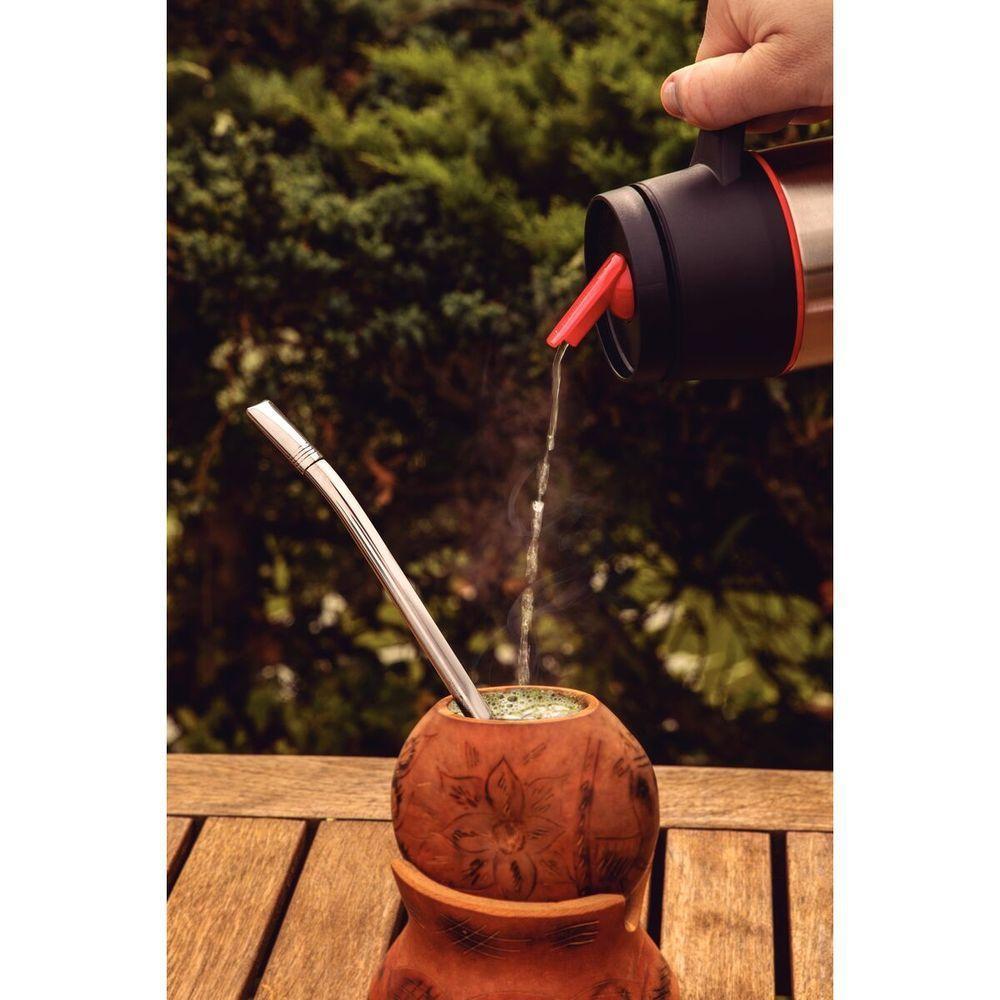 Bomba De Chimarrão Tramontina Ilex Liso Com Rosca 23 Cm - 3