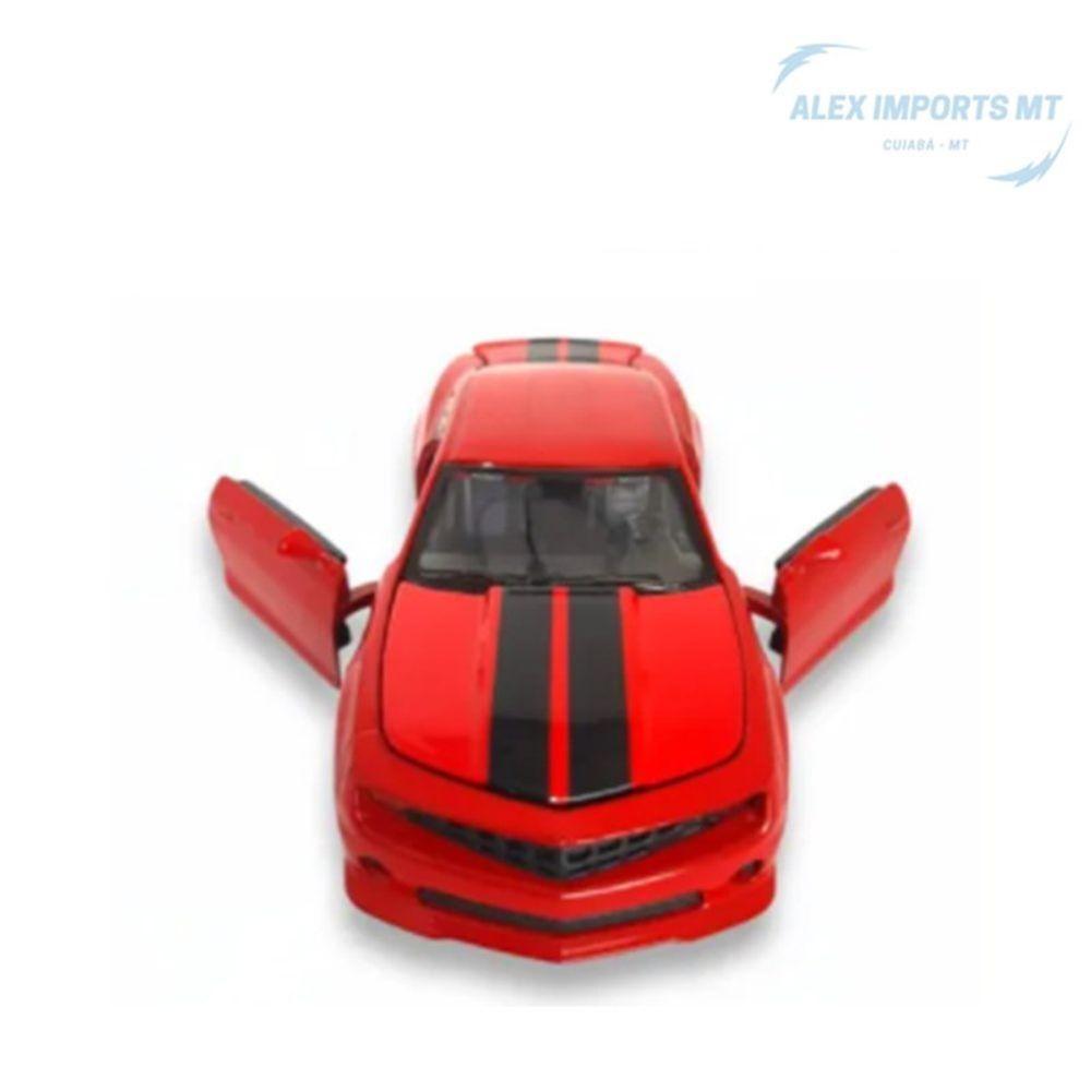 Carro De Ferro Camaro Miniatura Abre Capô Pneus De Borracha - 2