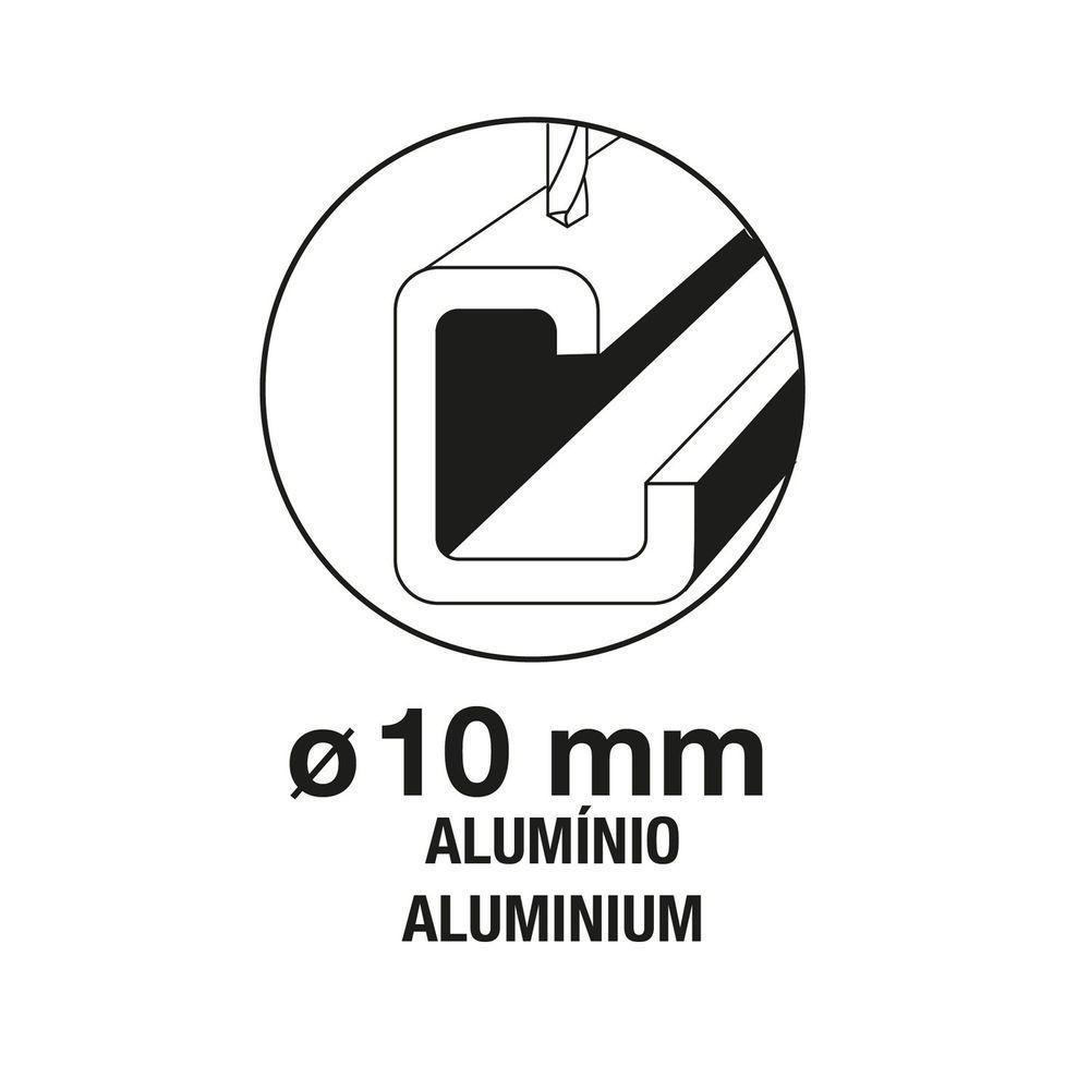 Furadeira De Impacto 1/2" 900 W 127 V Para Uso Profissional Com Empunhadura Auxiliar Velo - 4