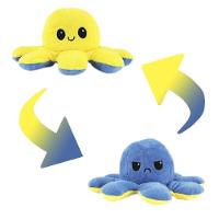 Polvo Reversível Humor Tiktok Pelúcia Dupla Face E Emoções - 1