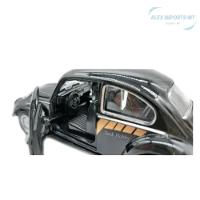 Miniatura Carro Antigo Fusca Policia Miniatura Ferro Metal - 2