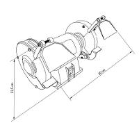 Moto Esmeril 260 W 5" Tramontina Para Uso Profissional Bivolt Tramontina - 8