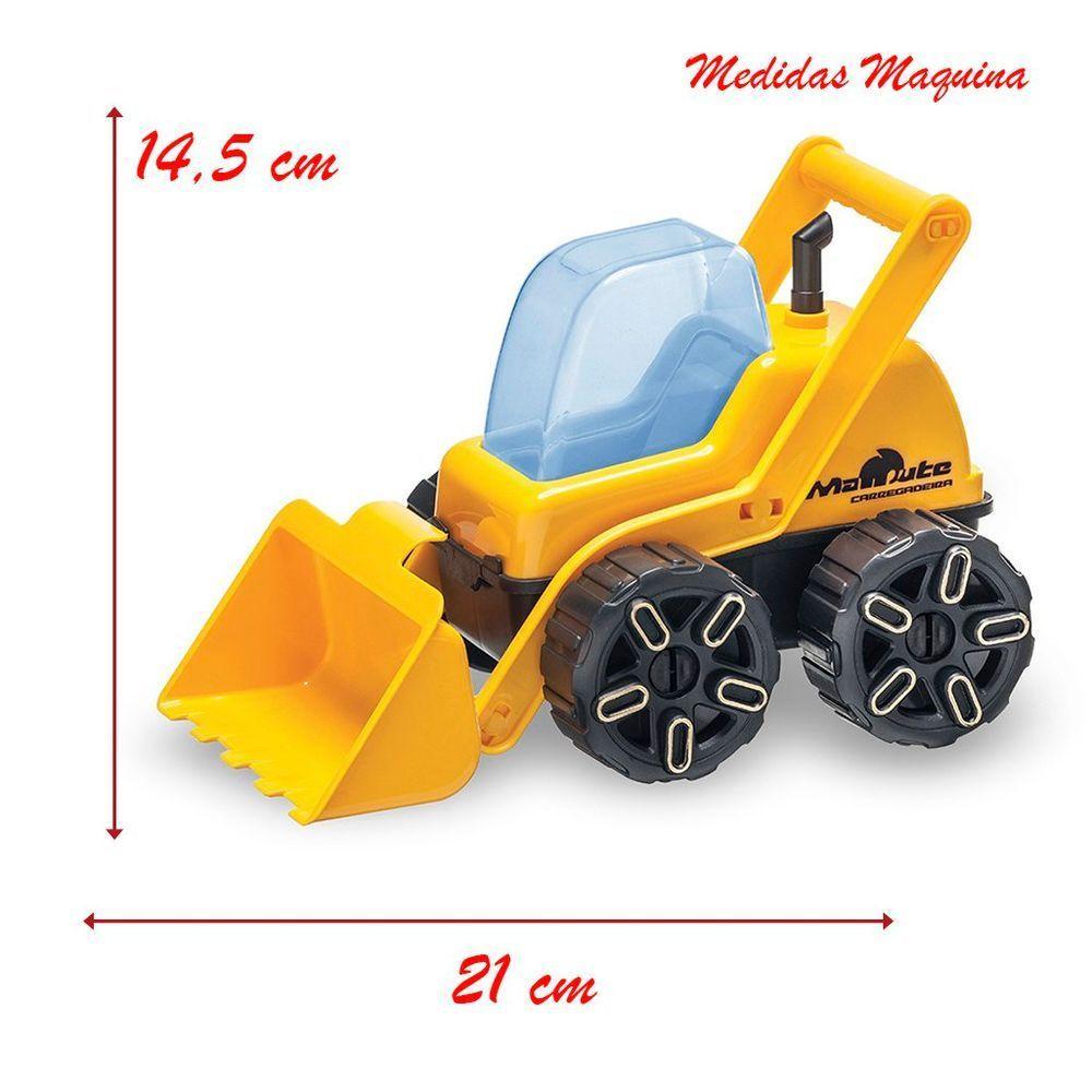 Brinquedo Trator Carregadeira Coleção Mamute Pc - 2