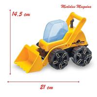 Brinquedo Trator Carregadeira Coleção Mamute Pc - 2